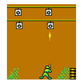 熱血スナイパーの当時のゲーム画面