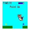 きゃらいふの冒険(F503iS)の当時のゲーム画面