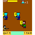 モンスターズ・ハンターの当時のゲーム画面