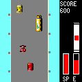 ロードファイターの当時のゲーム画面2