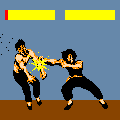 カンフー摩擦の当時のゲーム画面
