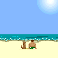 ハワイの風BOYSの当時のゲーム画面