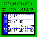 通勤時刻表DXの当時のゲーム画面2