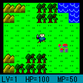 nobu quest 2の当時のゲーム画面