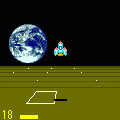 LANDINGの当時のゲーム画面