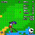 みらくるゴルフの当時のゲーム画面