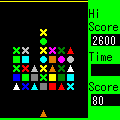 押し上げパネル（二ツ消し）の当時のゲーム画面2