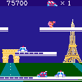 シティコネクションの当時のゲーム画面4