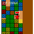 ぶろっく三昧の当時のゲーム画面