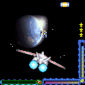 超時空要塞マクロスの当時のゲーム画面