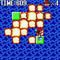 ボンビンアイランドの当時のゲーム画面