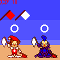 UP DOWN フラッグの当時のゲーム画面3