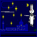 うさぎの星時計の当時のゲーム画面3