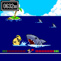 じょーずにスイミング!の当時のゲーム画面2