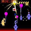 射的さん！の当時のゲーム画面