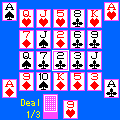 1人でトランプ-Sの当時のゲーム画面2