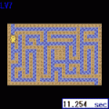 脳トレ↑パニックメイズの当時のゲーム画面