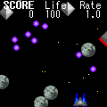 Comet Blasterの当時のゲーム画面3
