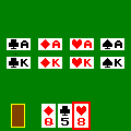 天・地の当時のゲーム画面