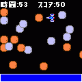 ヨケブツの当時のゲーム画面