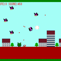 スカイデビル 900i/505iの当時のゲーム画面
