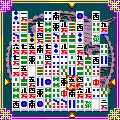 麻雀弐角取りの当時のゲーム画面