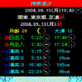 携帯潮汐の当時のゲーム画面2