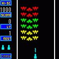 RETRO SHOOTING(QVGA)の当時のゲーム画面