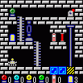 CRYSTAL DUNGION2(QVGA)の当時のゲーム画面