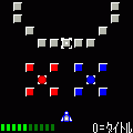 BLOCKSHOOT2(QVGA)の当時のゲーム画面