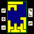 PolyShapes 5Squaresの当時のゲーム画面2