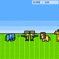 Crazy Animalの当時のゲーム画面