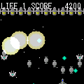 SPACE BATTLE(DX)の当時のゲーム画面2
