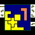 PolyShapes 5Squares2の当時のゲーム画面
