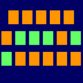 二進法時計の当時のゲーム画面2