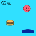 ゆらゆらスカッシュの当時のゲーム画面