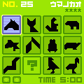 ラッキーパズルの当時のゲーム画面2