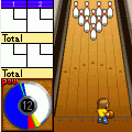 ポケットボウリングの当時のゲーム画面2