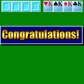 フリーセルの当時のゲーム画面