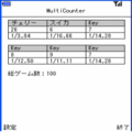マルチカウンターの当時のゲーム画面