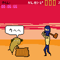 ニンニンもちつきの当時のゲーム画面2