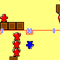 のっぺら雑技団弐の当時のゲーム画面