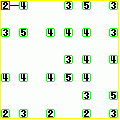 ナンバーブリッジ３の当時のゲーム画面
