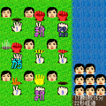 じゃんけんモグラたたきの当時のゲーム画面4