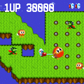 ディグダグⅡの当時のゲーム画面3