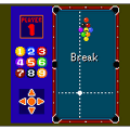 ファミリービリヤードの当時のゲーム画面2