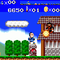 東海道五十三次の当時のゲーム画面3