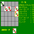 ひとりポーカーiの当時のゲーム画面