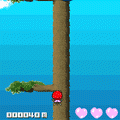 ドナドナちゃんの木登りの当時のゲーム画面2