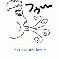 ふぅ~の当時のゲーム画面